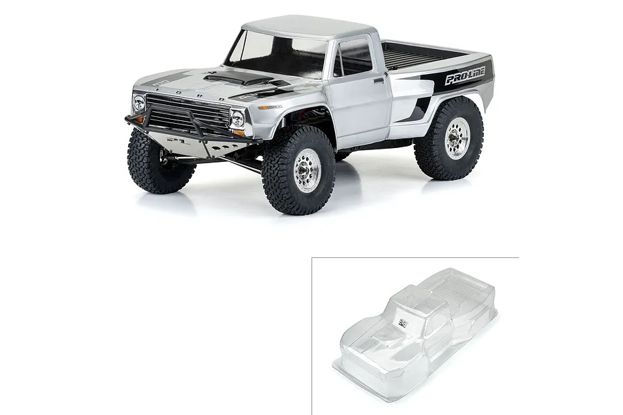 Pro-Line 1/10 1967 Ford F-100 Pre-Runner Unpainted Body Shell - Clear image 100596