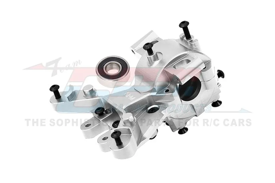 GPM Racing Aluminium Front Upper and Lower Bulkhead - Silver image 100611