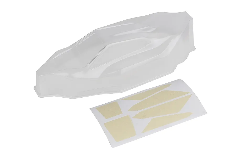 Team Associated 1/10 RC10B7 Unpainted Body Shell - Clear image 100647