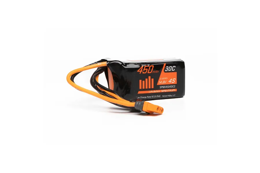 Spektrum 14.8V 450mAh 30C Soft Case LiPo Battery image 100648
