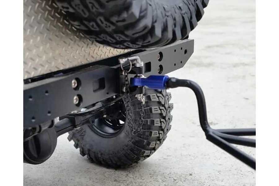 Yeah Racing Adjustable Drop Hitch - Black image 100652