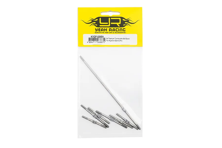Yeah Racing Titanium Turnbuckle Set 7Pcs image 2