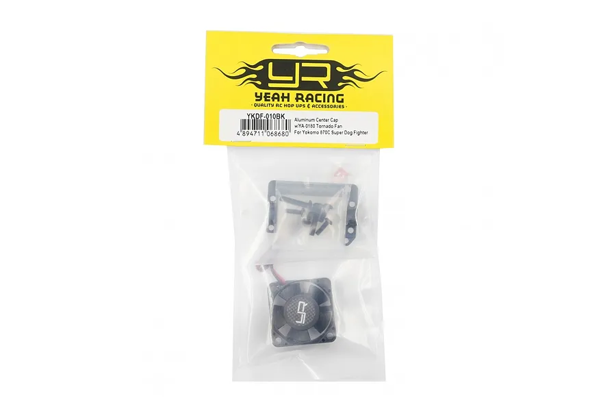 Yeah Racing Aluminium Centre Cap Mount with Tornado Fan image 100679