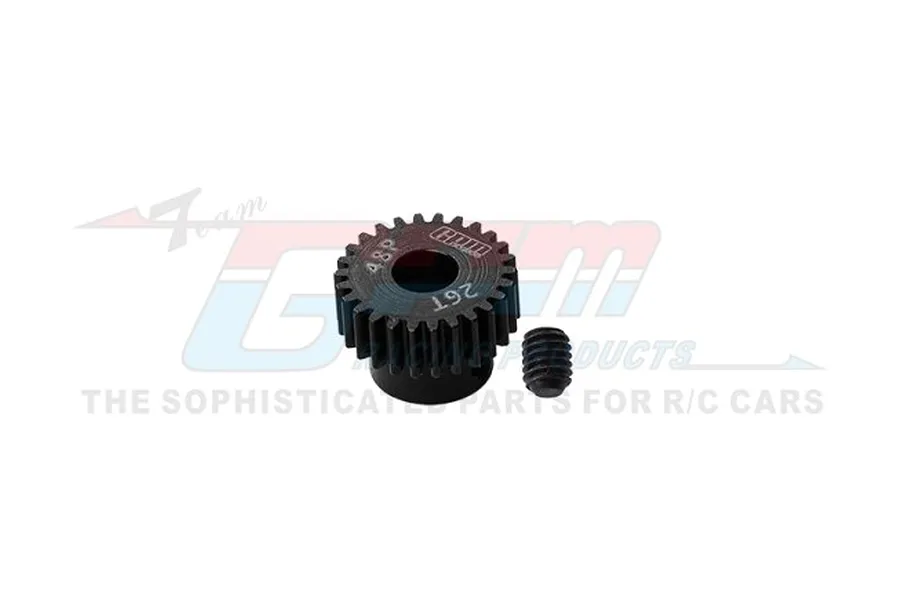GPM #45 Steel 26T 48dp/0.5Mod Pinion Gear image 100726