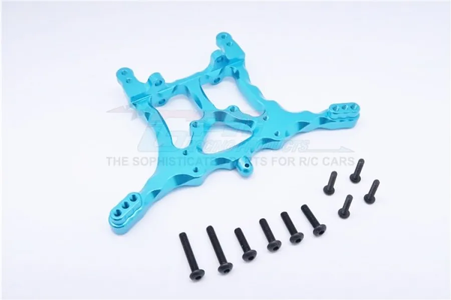 GPM Aluminium Rear Shock Tower - Sky Blue image 1