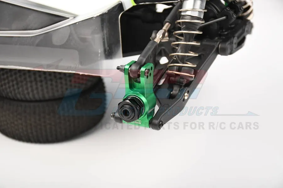 GPM Aluminium Rear Hubs with Larger Inner Bearings 2Pcs - Black image 4