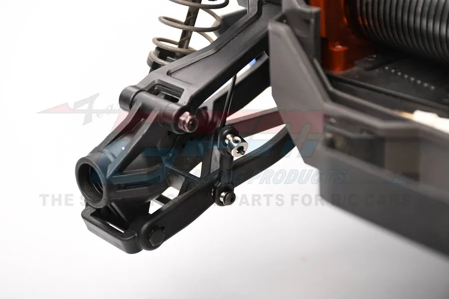 GPM Aluminium Front &amp;amp; Rear Sway Bar Set with Mount Set - Red image 100826