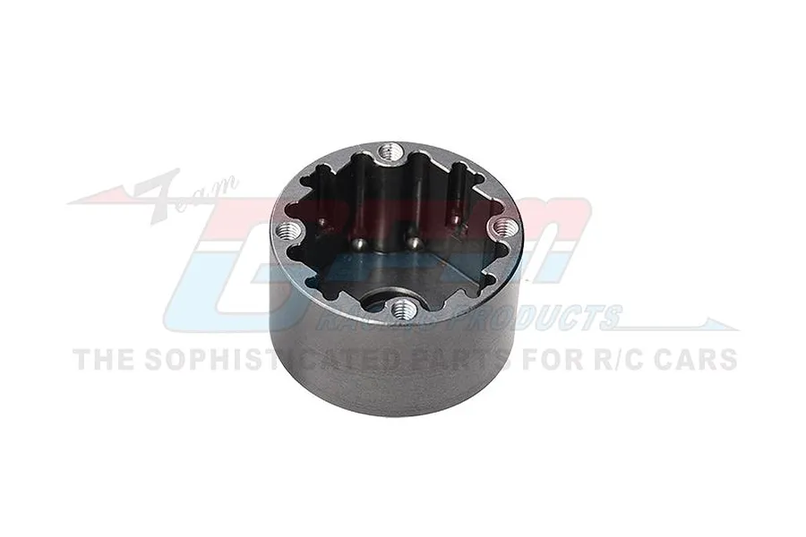 GPM Aluminium Front/Centre/Rear Differential Case 1Pc - Silver image 2