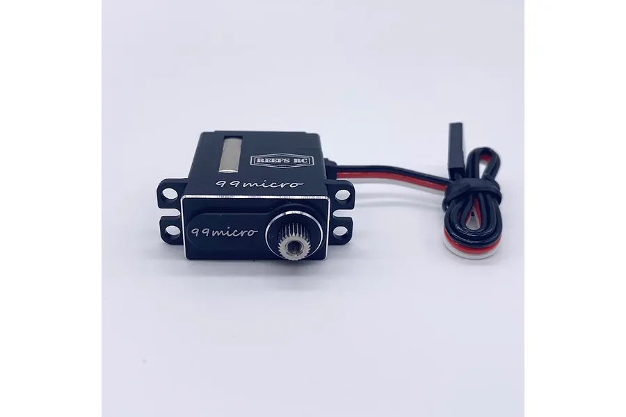 Reefs RC Aluminium 99Micro 8.3kg 8.4V Metal Gear Servo - Black image 100848