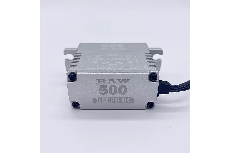 Reefs RC Aluminium RAW500 Standard 41kg 8.4V Brushless Metal Geared Servo - Silver image 100855