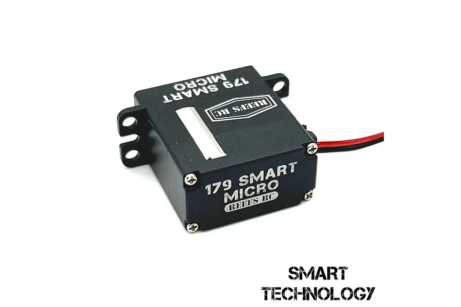Reefs RC Aluminium 179 Smart Micro 13kg 8.4V Brushless Metal Gear Servo/Winch - Black image 100883
