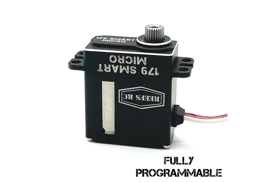Reefs RC Aluminium 179 Smart Micro 13kg 8.4V Brushless Metal Gear Servo/Winch - Black image 100884