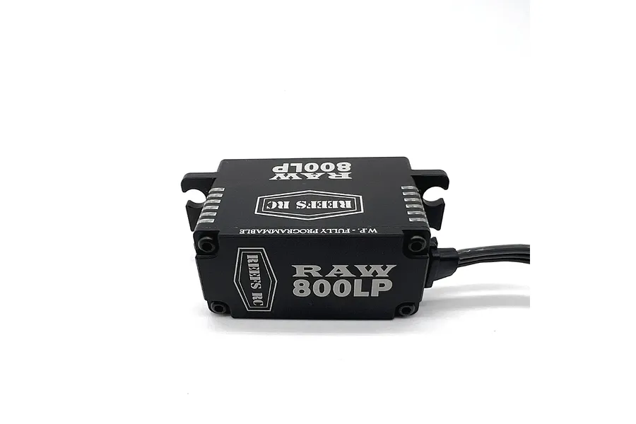 Reefs RC Aluminium RAW800LP Low Profile 58kg 8.4V Brushless Metal Gear Servo - Black image 100898