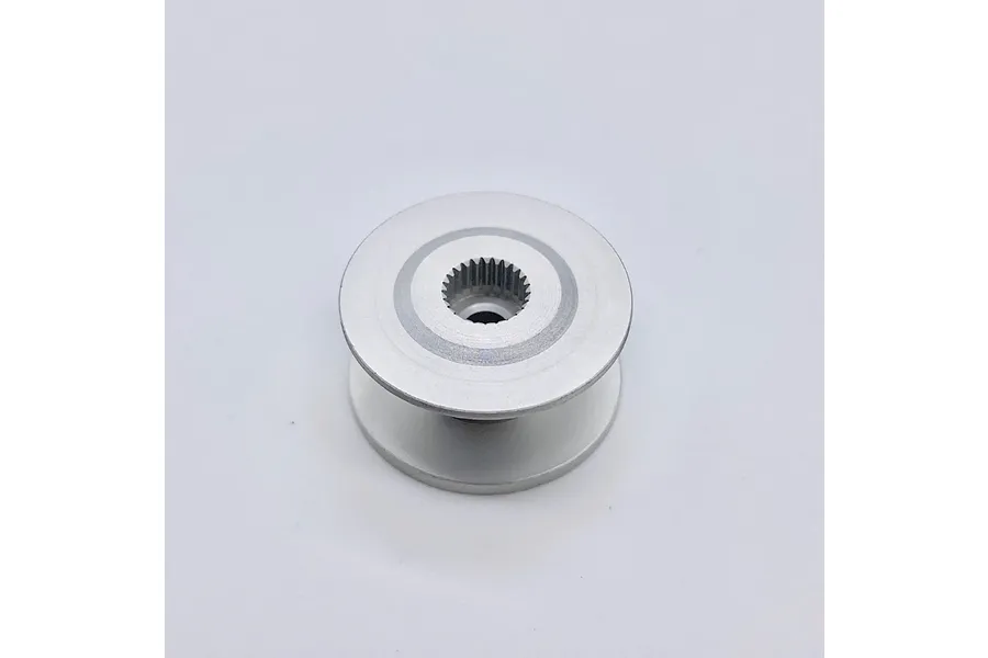 Reefs RC Aluminium 299LP Low Profile 23kg 8.4V Coreless Metal Gear Winch Servo with Spool - Black image 100942
