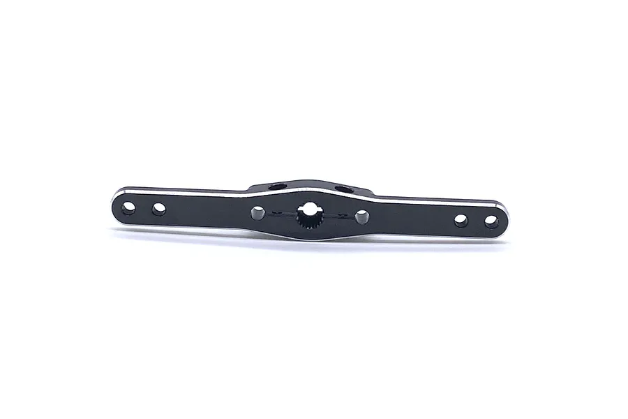 Reefs RC Aluminium 25T Double Sided Arm Long Servo Horn - Black image 100966