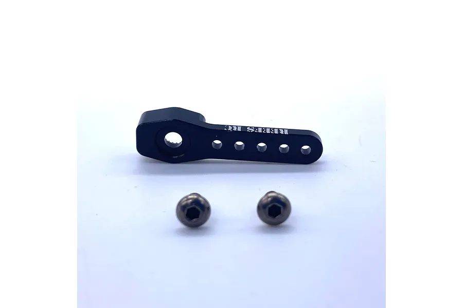 Reefs RC Aluminium 25T Short V2 Servo Horn - Black image 100970