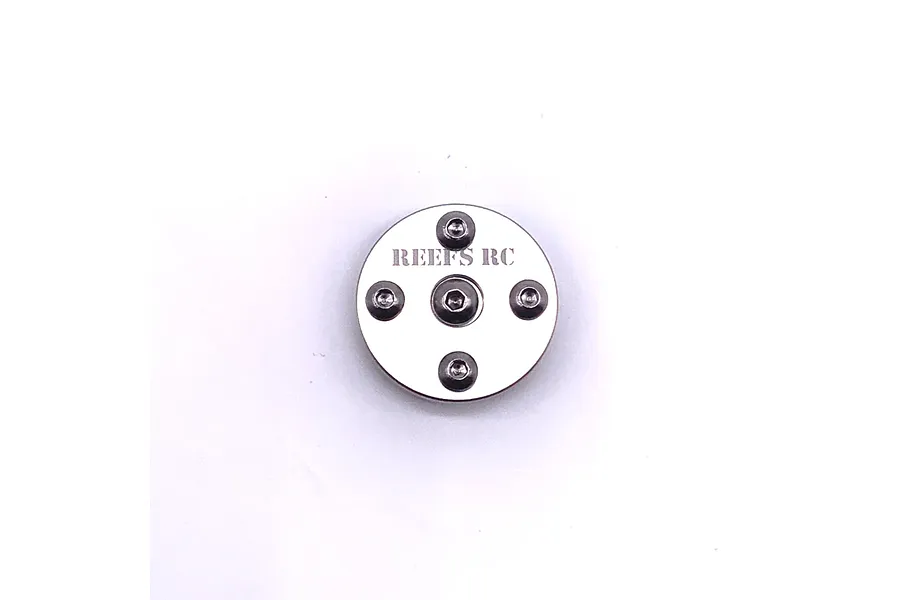 Reefs RC Aluminium 25T Micro Round Servo Horn - Silver image 100974