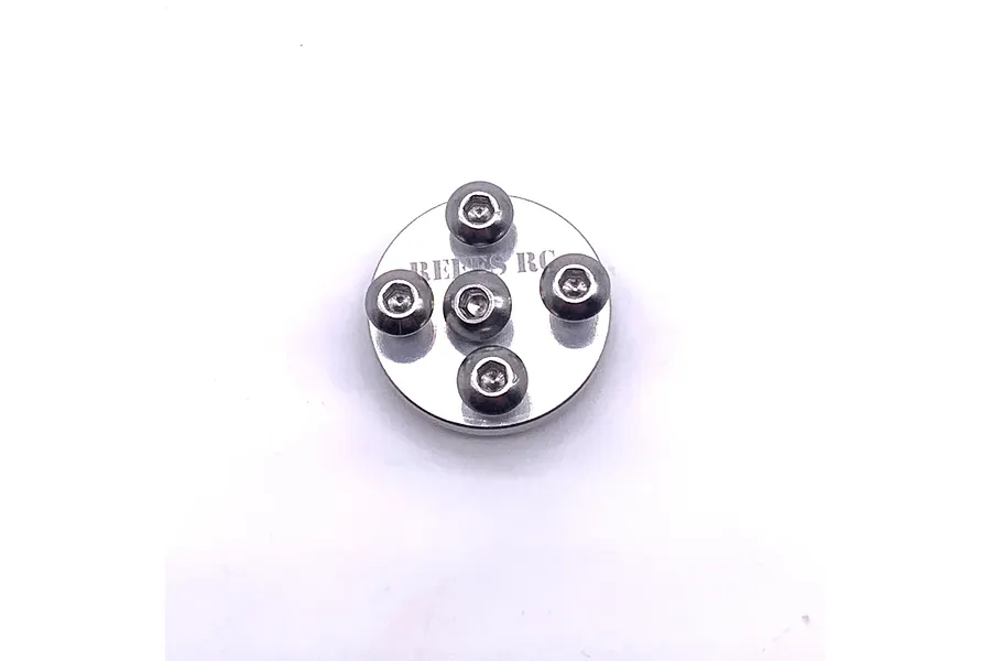 Reefs RC Aluminium 25T Round Servo Horn - Silver image 100977