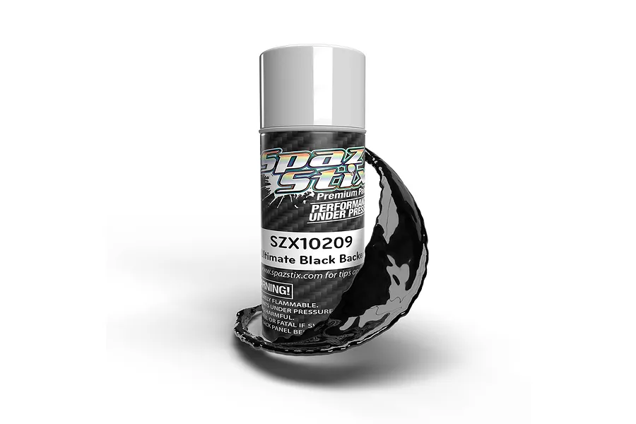 S Stix Mirror Chrome Ultimate Black Backer Spray Paint 100ml image 100982