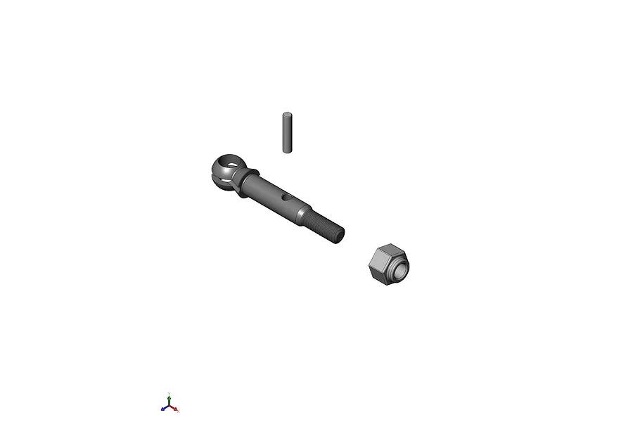 MIP C-CVD Wheel Axle 1Pc image 1
