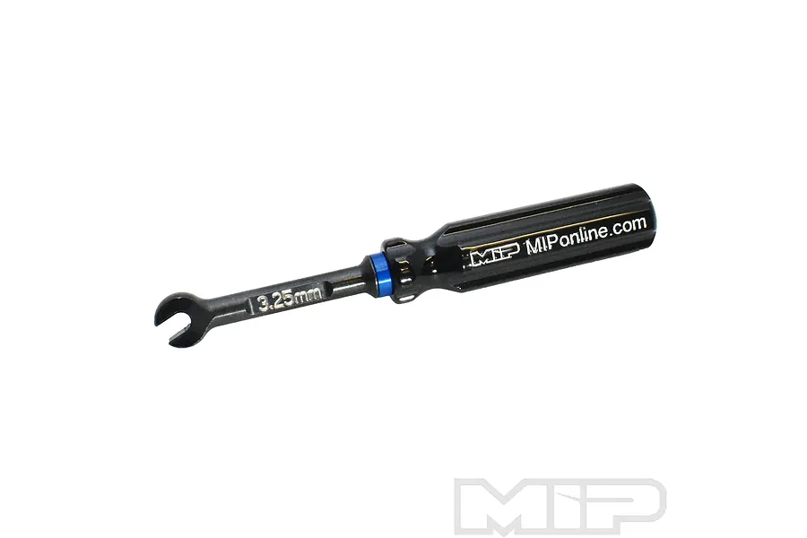 MIP 3.25mm G2 turnbuckle wrench featuring a black handle with white branding and a blue accent ring.