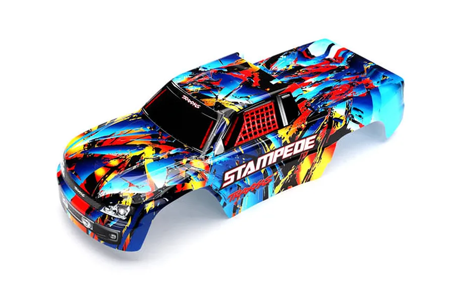 Traxxas 1/10 Stampede Painted Body Shell - Rock-n-Roll image 101110