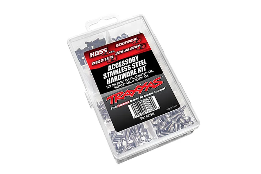 Traxxas 4x4 Stainless Steel Complete Screw Kit image 101129
