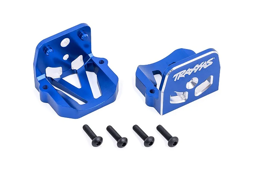 Traxxas Aluminium Motor Mounts 2Pcs - Blue image 101130