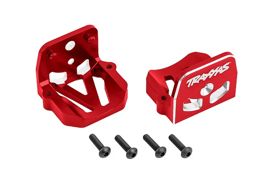 Traxxas Aluminium Motor Mounts 2Pcs - Red image 101132