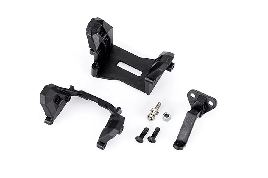 Traxxas Front and Rear Shock Mounts with Trailer Hitch image 101160