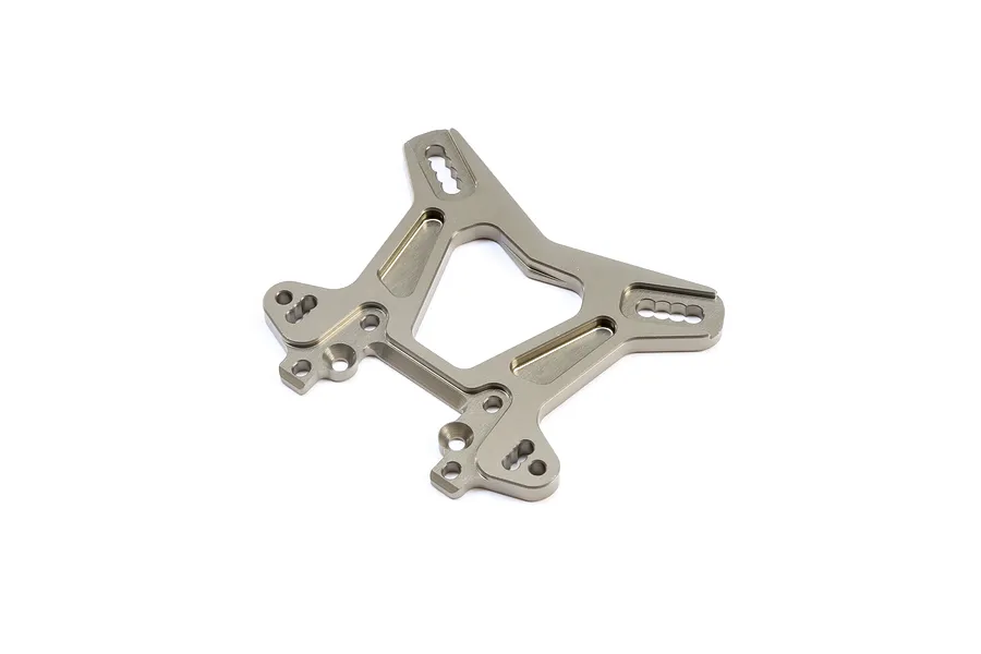 TLR Aluminium Front Shock Tower - Gunmetal image 101178