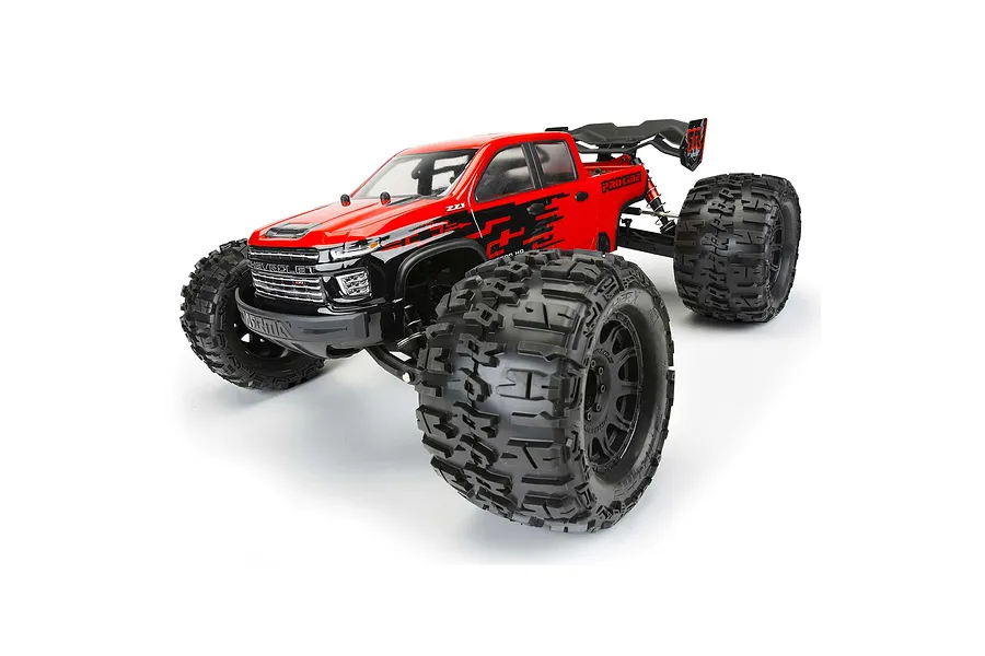 Pro-Line 1/8 2021 Chevrolet Silverado 2500 HD Unpainted Body Shell - Clear image 101199