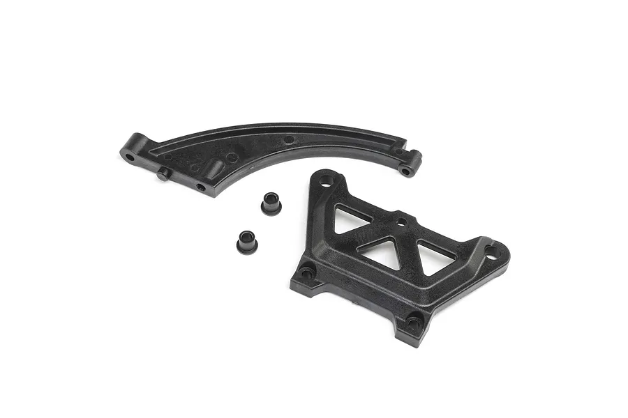 Losi Chassis Brace Front &amp;amp; Top Plate Set image 101205