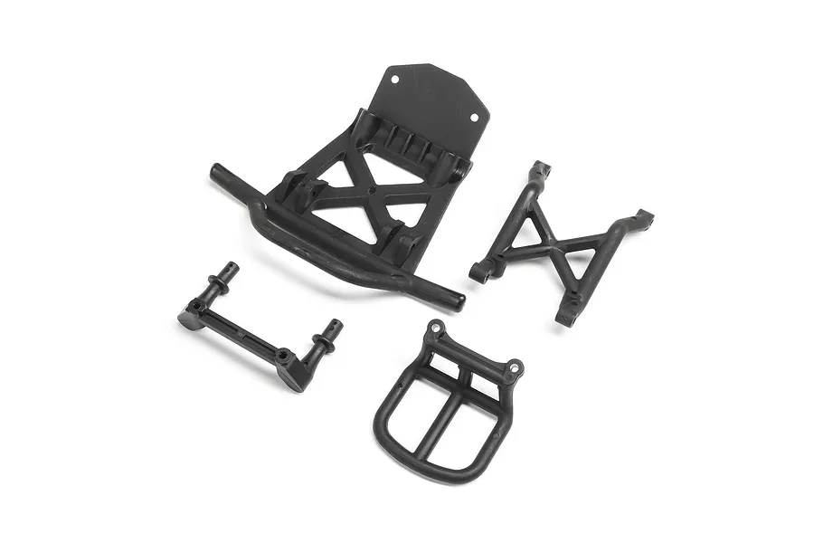 Losi Front Bumper, Brace &amp;amp; Body Mount Set image 101207