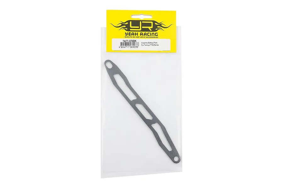 Yeah Racing graphite battery plate for Tamiya TT02 series in original retail packaging.