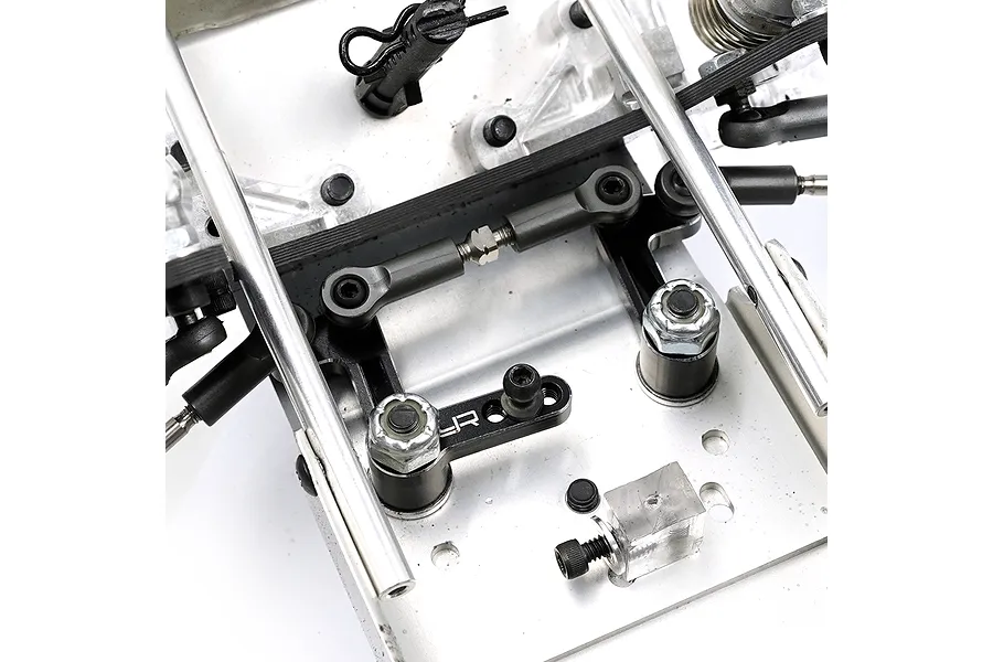 Yeah Racing Aluminium Steering Assembly - Black image 101427