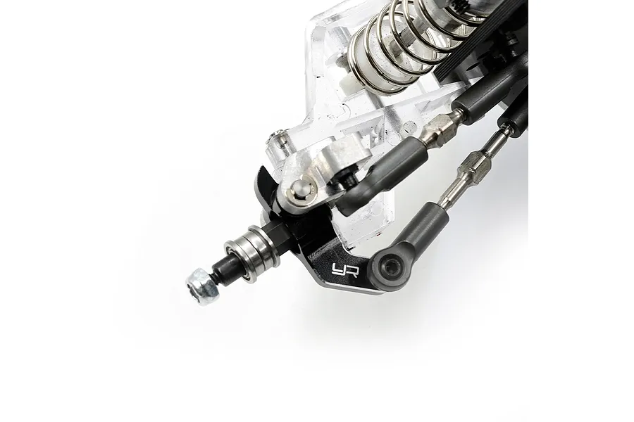 Yeah Racing Aluminium Steering Hubs 2Pcs - Black image 3