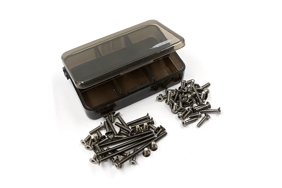 Yeah Racing Kyosho Turbo Optima Titanium Complete Screw Kit image 101436