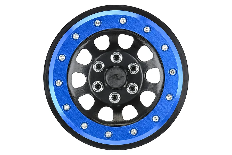Pro-Line 2.9&amp;quot; Steelies Dual Off Set RIms 2Pcs - Blue/Black image 101457