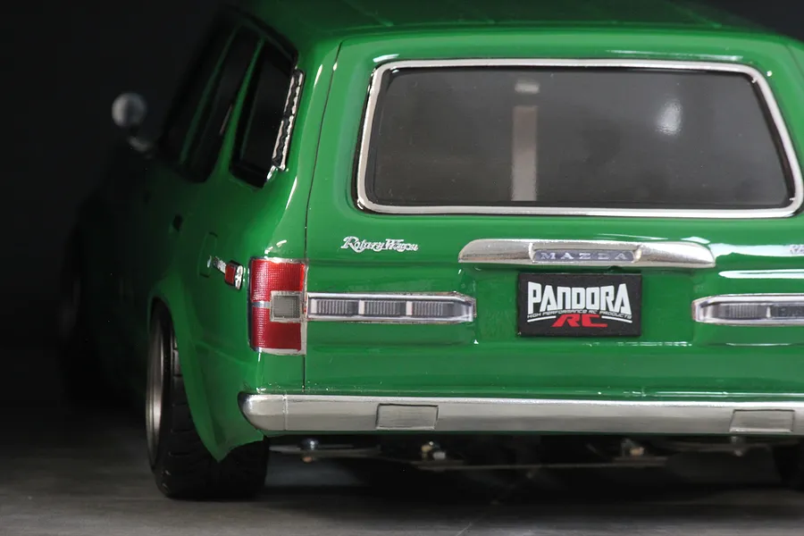 Pandora 1/10 Mazda RX-3 Savanna Sports Wagon Unpainted Body Shell - Clear image 101505
