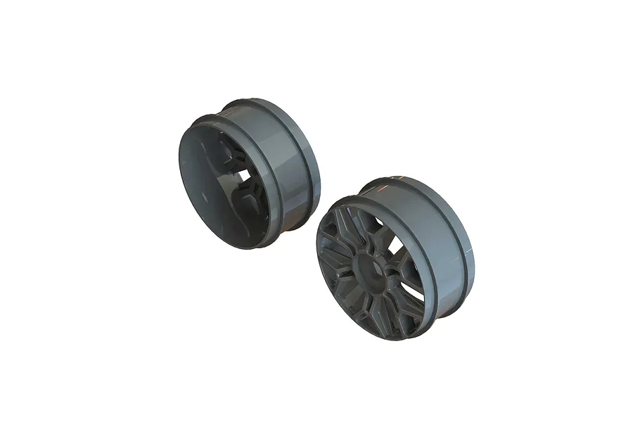 ARRMA 3.3&amp;quot; Buggy Rims 2Pcs - Gunmetal image 101515