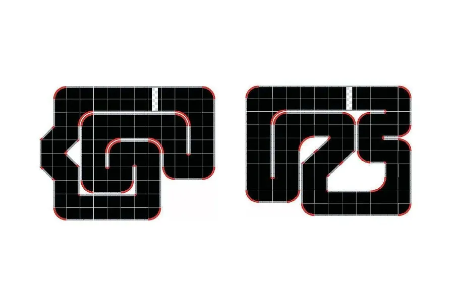 Kyosho Mini-Z Grand Prix Circuit 50 45 Degree Corner Expansion Kit 12Pcs image 101698