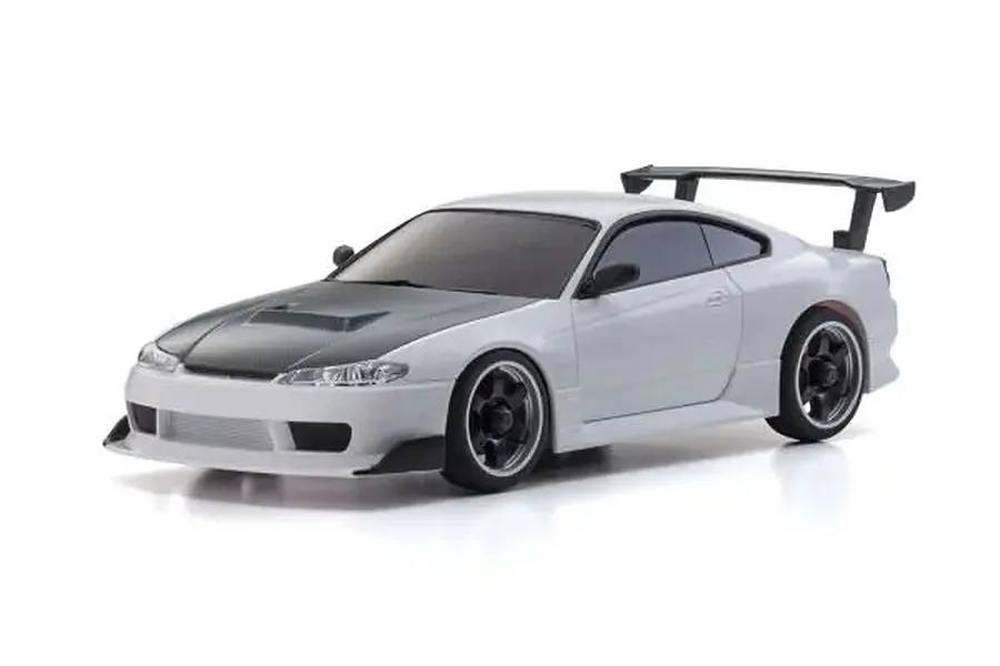 Kyosho Mini-Z Nissan Silvia S15 ASC Painted Body Shell - White image 101699