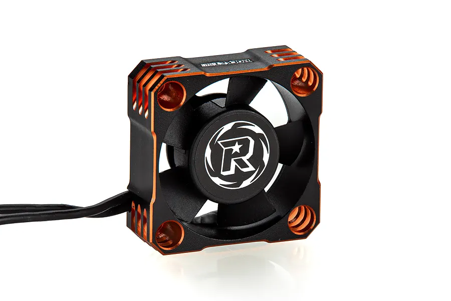 Surpass Orange &amp;amp; Black Aluminium Case High Speed Cooling Fan 30x30x10mm image 101752