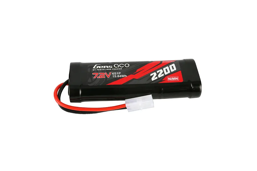 Gens Ace 7.2V 2200mAh Ni-MH Battery w/ Tamiya Plug image 101807