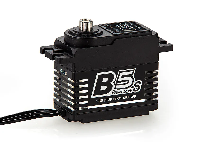 Power HD Black Aluminium B5S Standard 20kg 8.4V HV Waterproof Brushless Metal Geared Servo image 101815