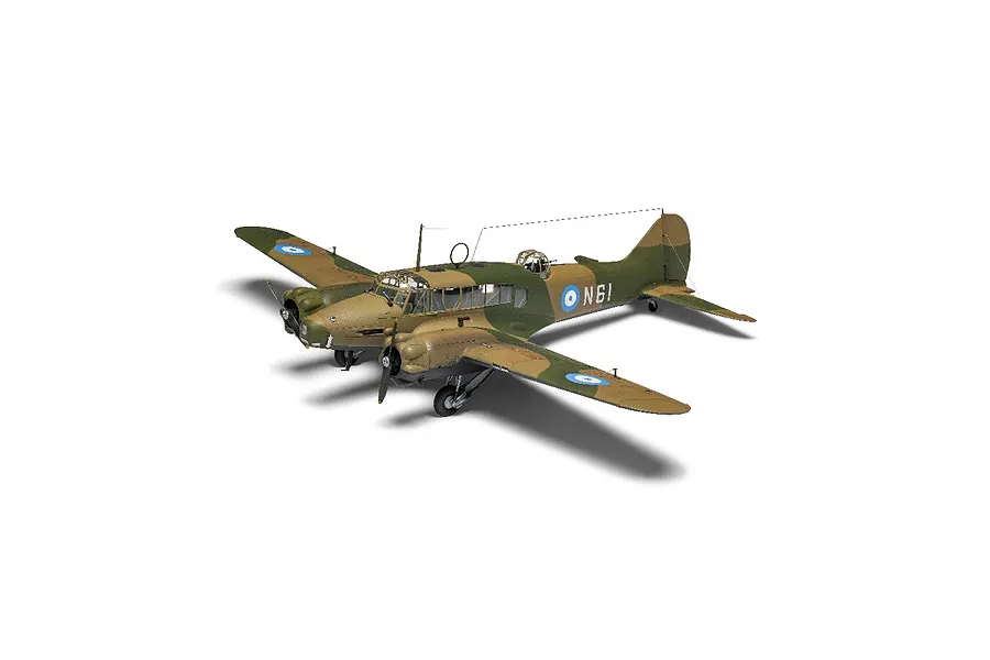 Airfix 1/48 Avro Anson Mk.I Bomber Scaled Plastic Model Kit image 102047
