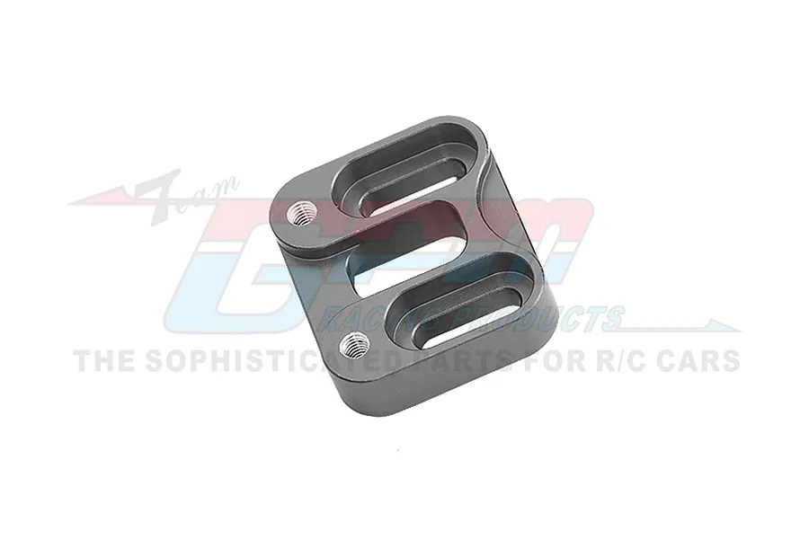 GPM Aluminium Servo and Front Hub Carrier Mount - Grey Silver image 1