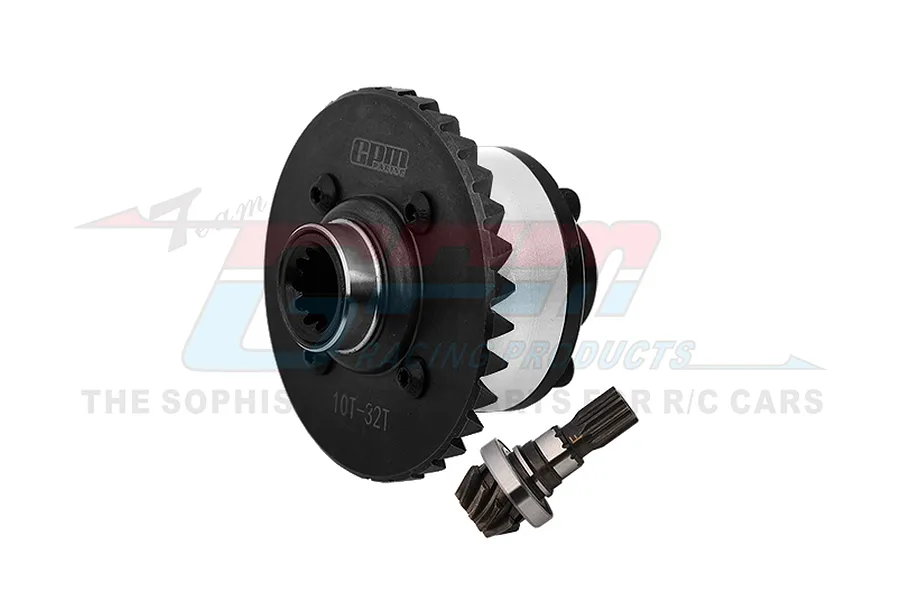 GPM Carbon Steel Front Complete Differential with Input Gear 2Pcs - Silver image 1