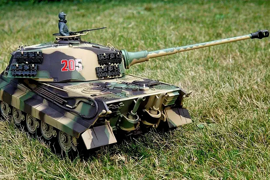 Heng Long German King Tiger (Henschel) RC Tank Electric Tracked 1/16 Scale RTR image 102446